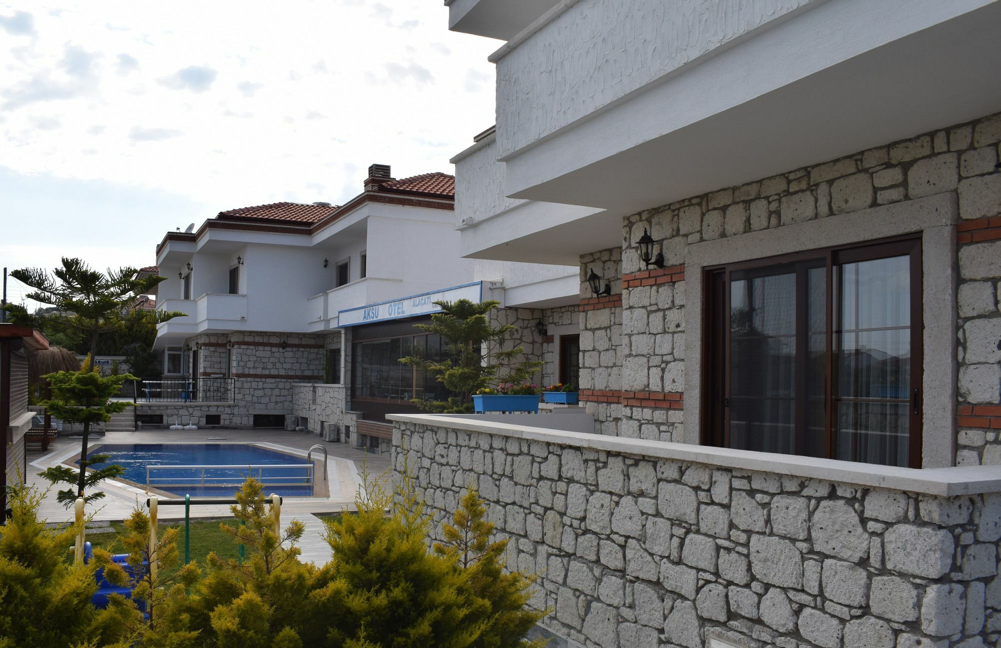 Aksu Hotel Алачати Экстерьер фото